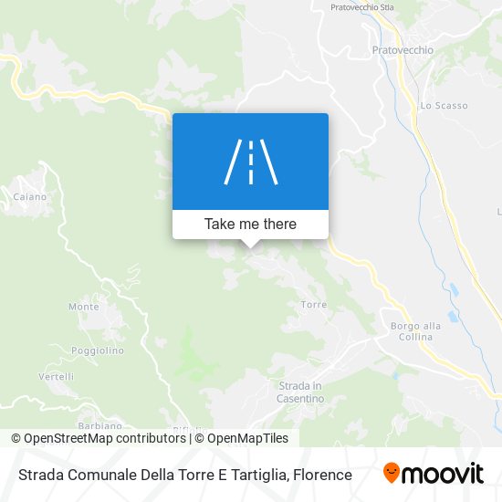 Strada Comunale Della Torre E Tartiglia map