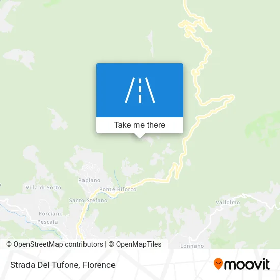 Strada Del Tufone map