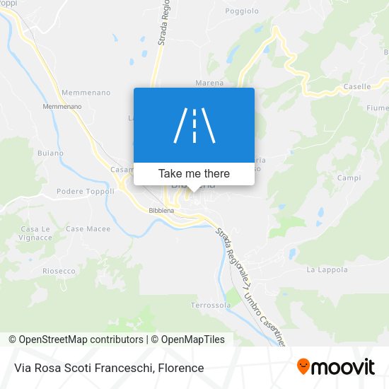 Via Rosa Scoti Franceschi map