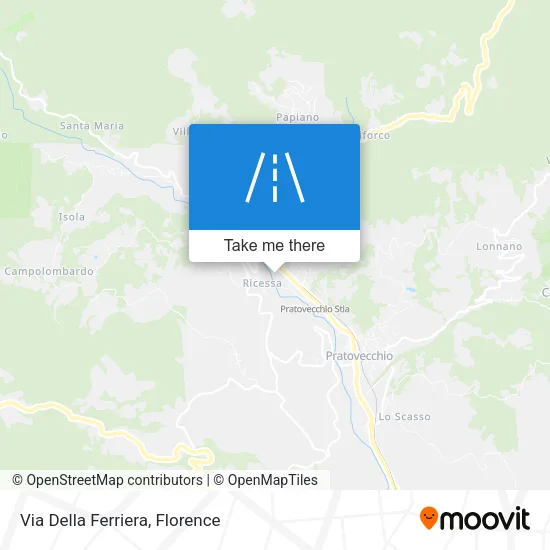 Via Della Ferriera map
