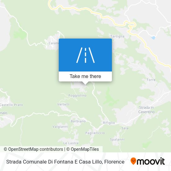 Strada Comunale Di Fontana E Casa Lillo map