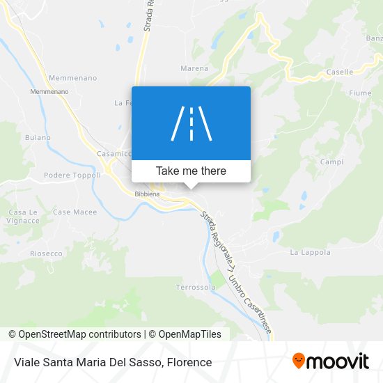 Viale Santa Maria Del Sasso map