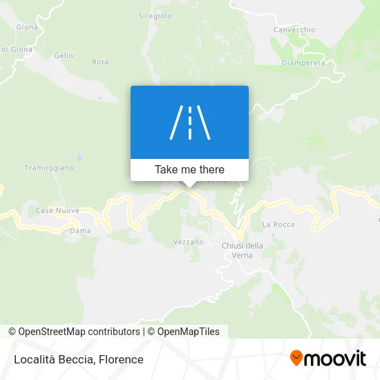 Località Beccia map