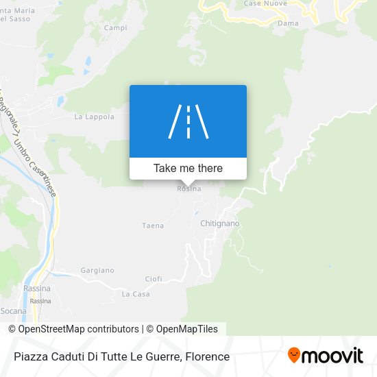 Piazza Caduti Di Tutte Le Guerre map