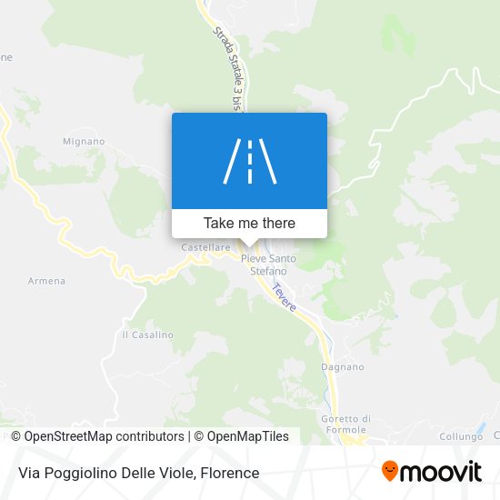 Via Poggiolino Delle Viole map