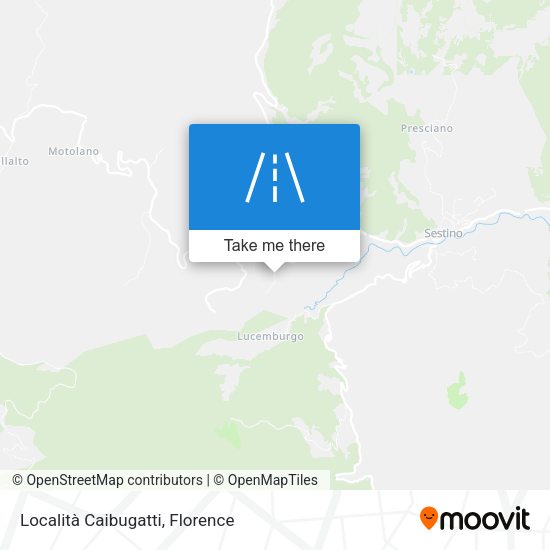 Località Caibugatti map