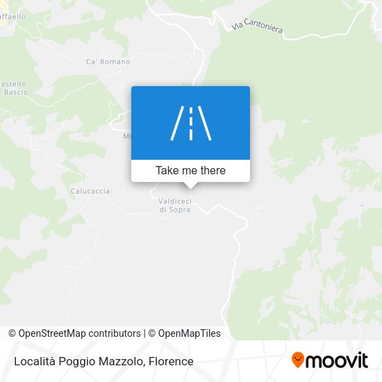 Località Poggio Mazzolo map