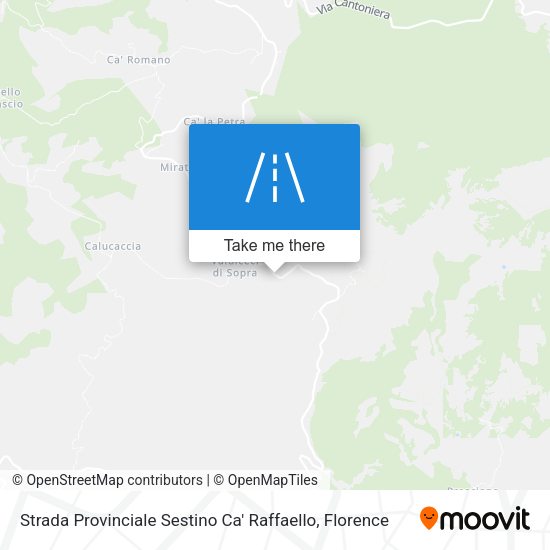 Strada Provinciale Sestino Ca' Raffaello map