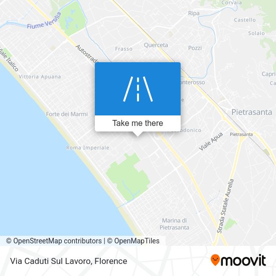 Via Caduti Sul Lavoro map