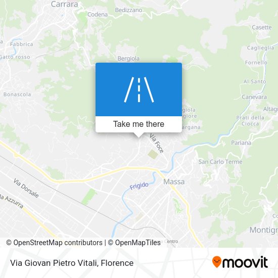 Via Giovan Pietro Vitali map