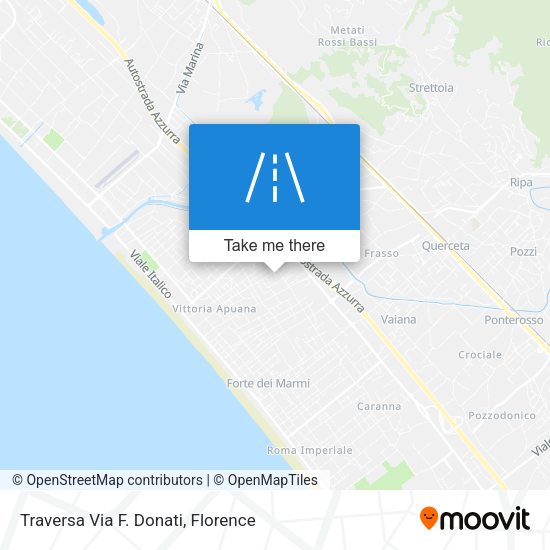 Traversa Via F. Donati map