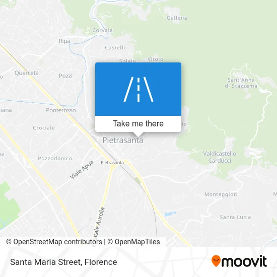 Santa Maria Street map