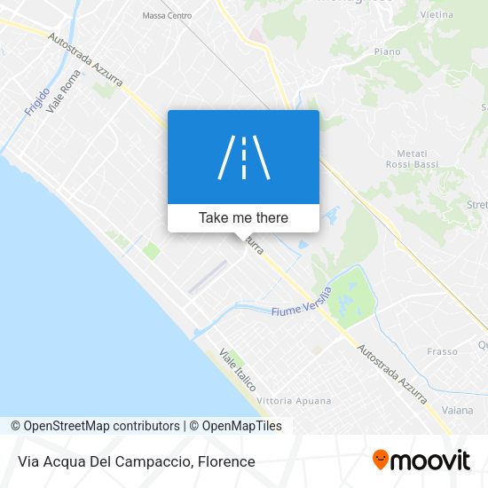 Via Acqua Del Campaccio map