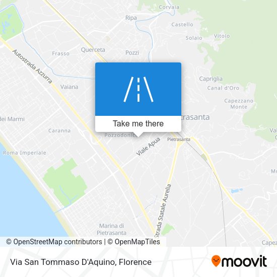 Via San Tommaso D'Aquino map