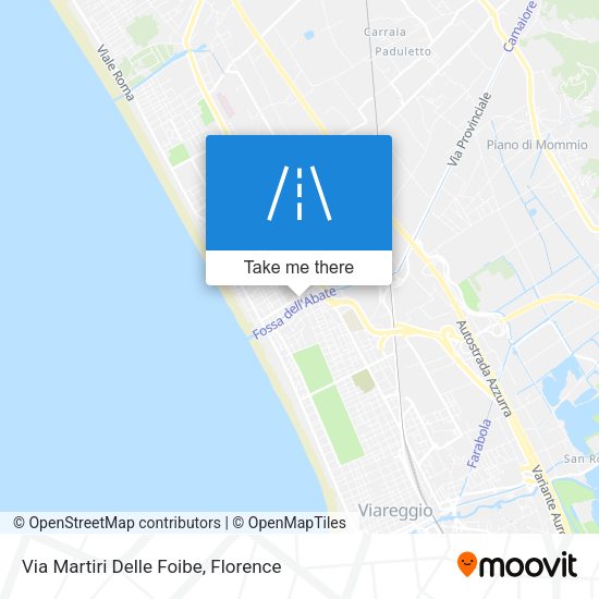Via Martiri Delle Foibe map