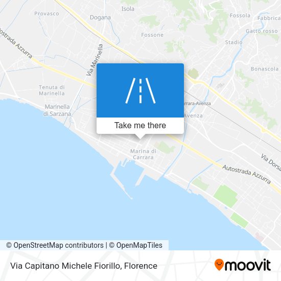Via Capitano Michele Fiorillo map