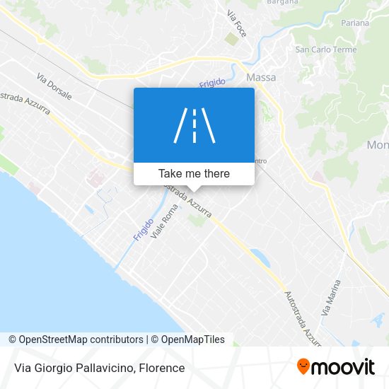 Via Giorgio Pallavicino map