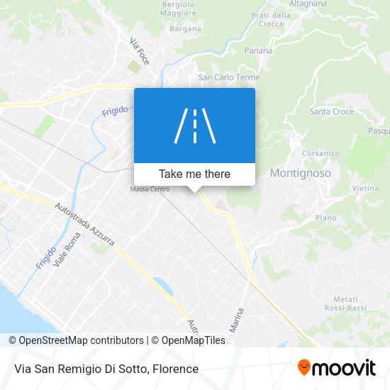 Via San Remigio Di Sotto map