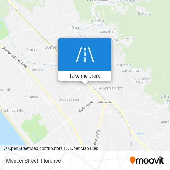 Meucci Street map