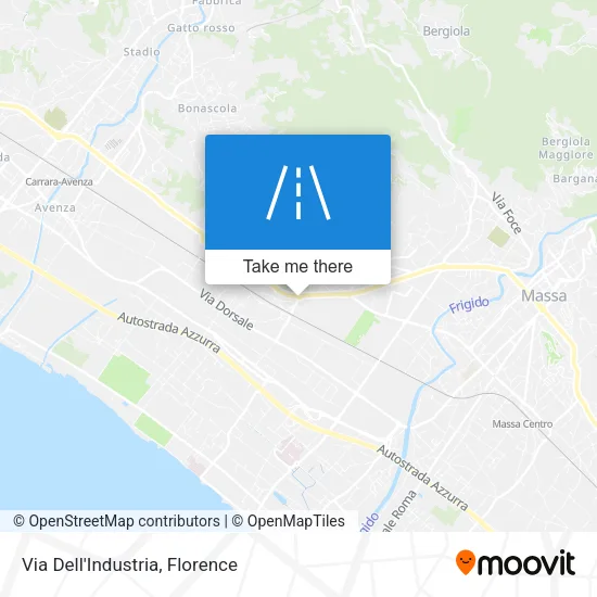 Via Dell'Industria map