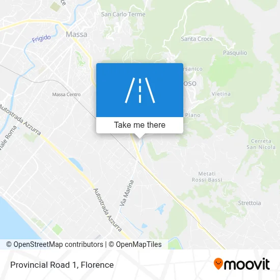Provincial Road 1 map
