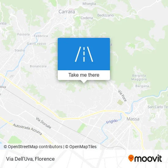 Via Dell'Uva map