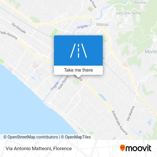 Via Antonio Matteoni map
