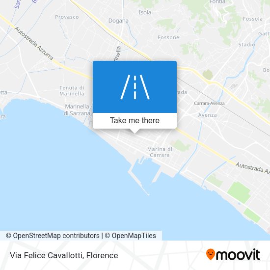 Via Felice Cavallotti map