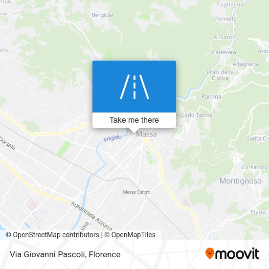 Via Giovanni Pascoli map