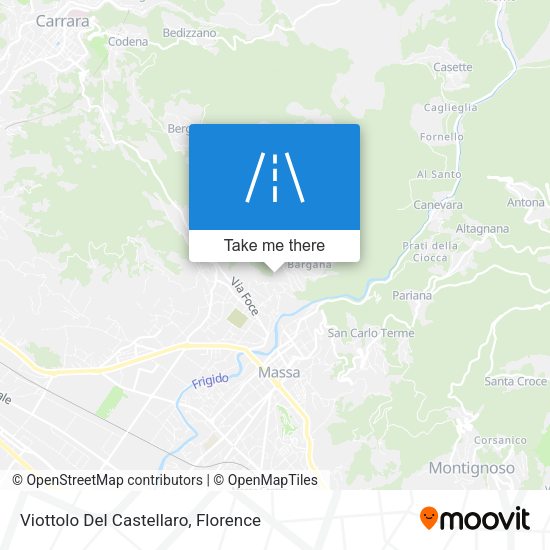 Viottolo Del Castellaro map