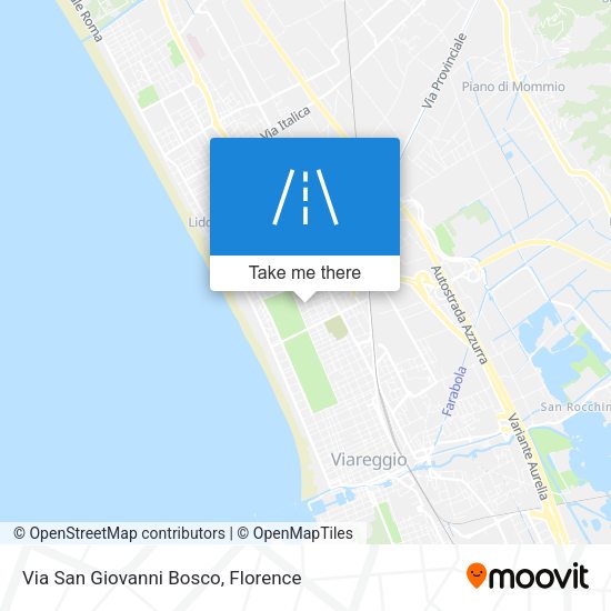Via San Giovanni Bosco map