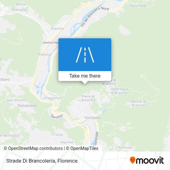 Strade Di Brancoleria map