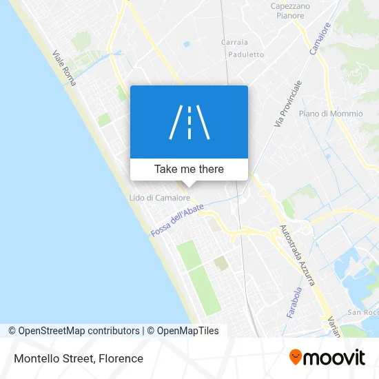 Montello Street map