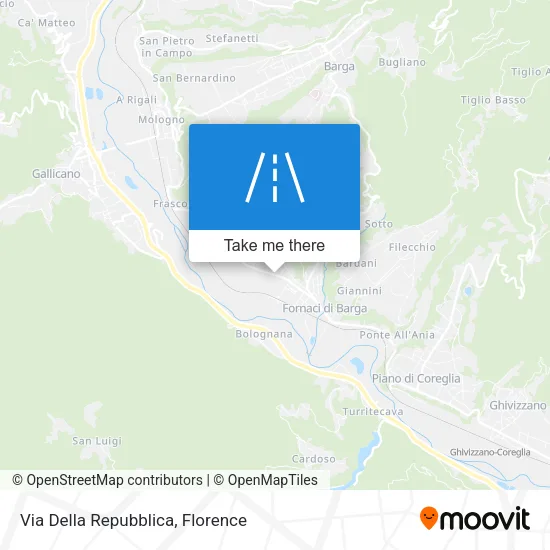 Via Della Repubblica map