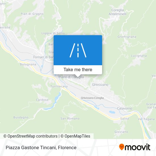 Piazza Gastone Tincani map