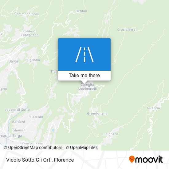 Vicolo Sotto Gli Orti map