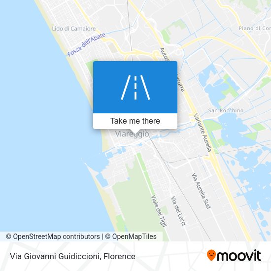 Via Giovanni Guidiccioni map