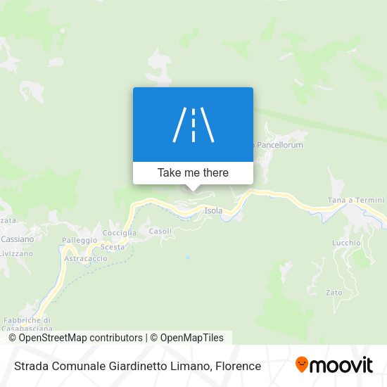Strada Comunale Giardinetto Limano map