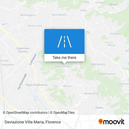 Deviazione Villa Maria map