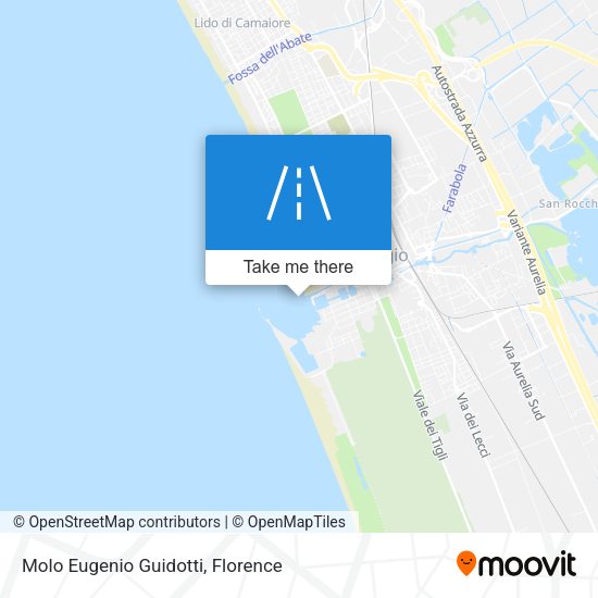 Molo Eugenio Guidotti map