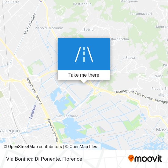 Via Bonifica Di Ponente map