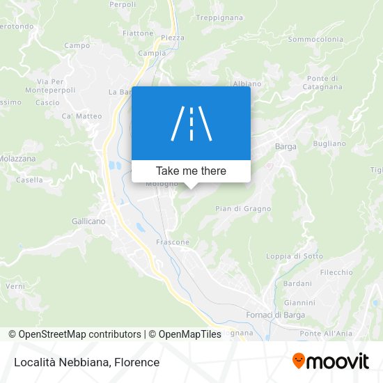 Località Nebbiana map