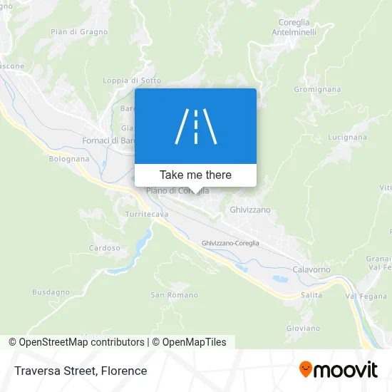Traversa Street map