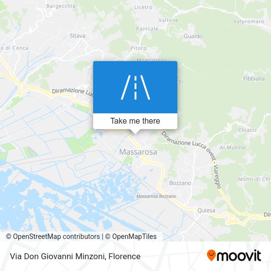 Via Don Giovanni Minzoni map