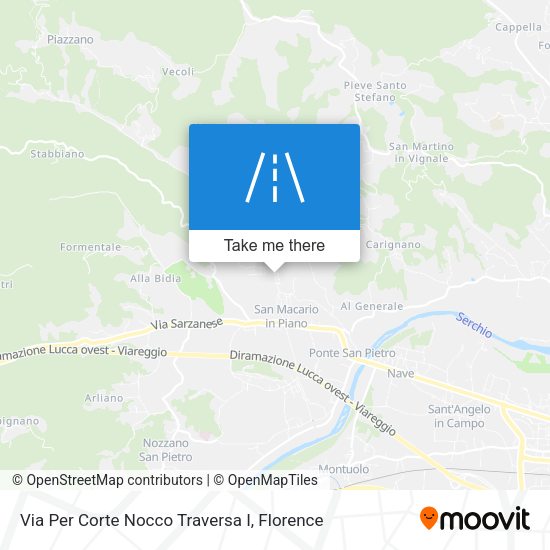 Via Per Corte Nocco Traversa I map