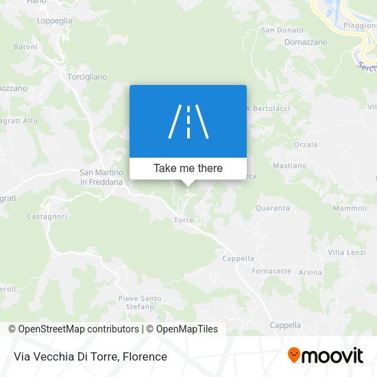 Via Vecchia Di Torre map