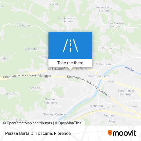 Piazza Berta Di Toscana map