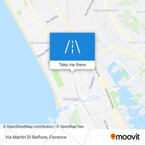 Via Martiri Di Belfiore map