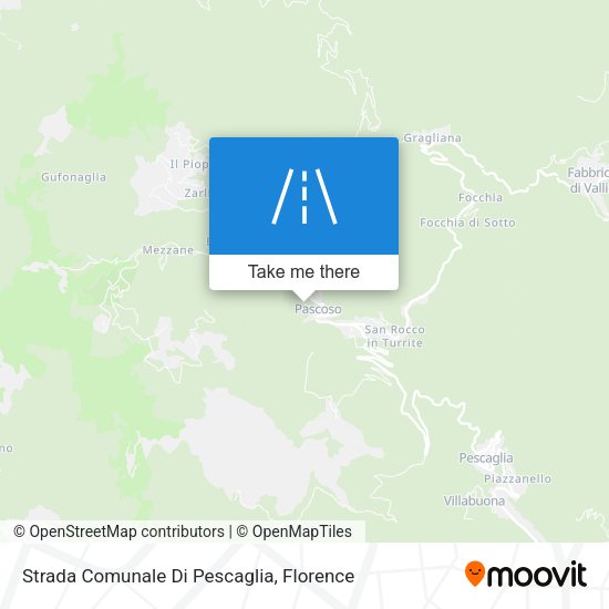 Strada Comunale Di Pescaglia map