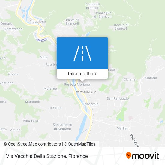 Via Vecchia Della Stazione map